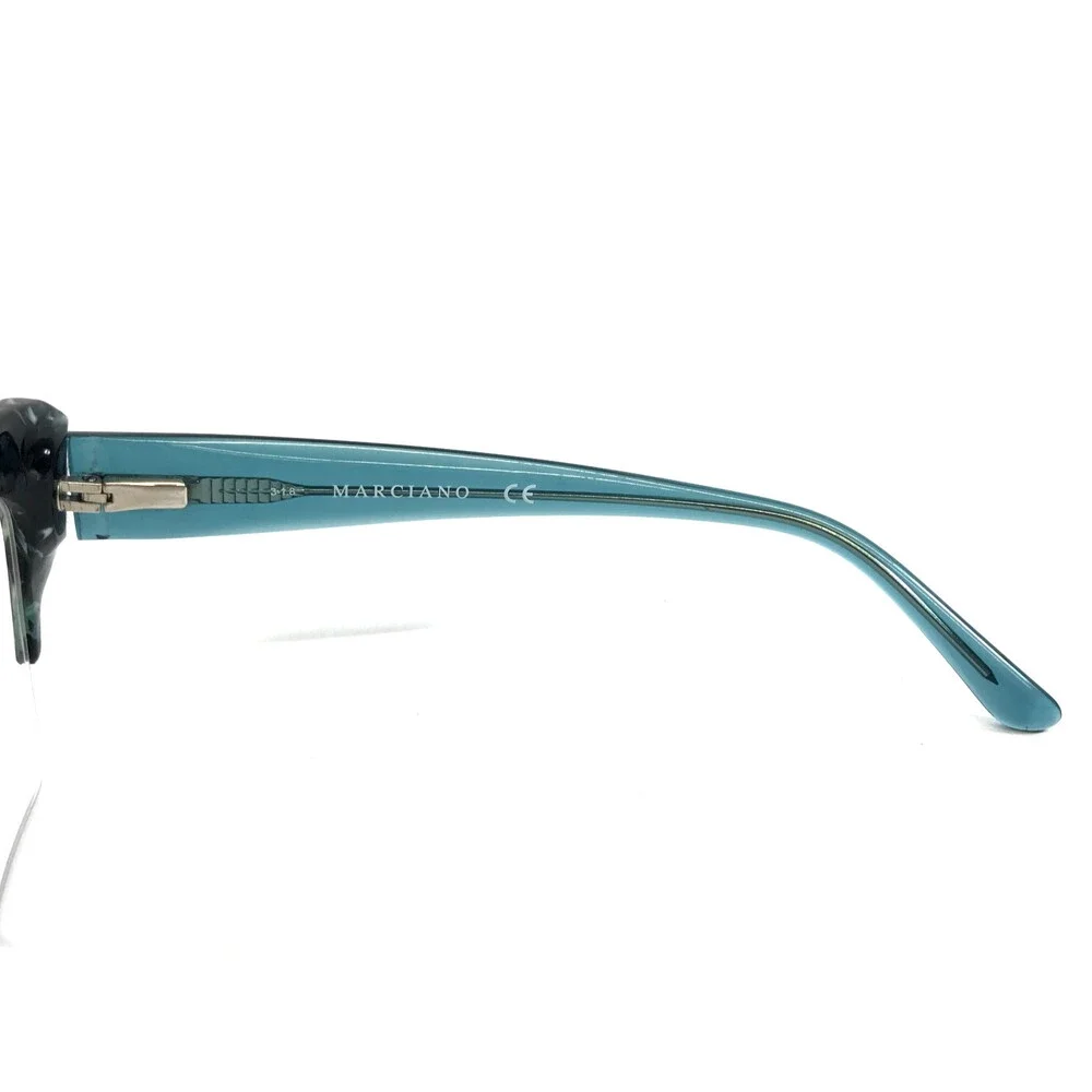 Marciano Eyeglasses Frames GM0329 089 Turquoise Butterfly Half Rim 50-17-140